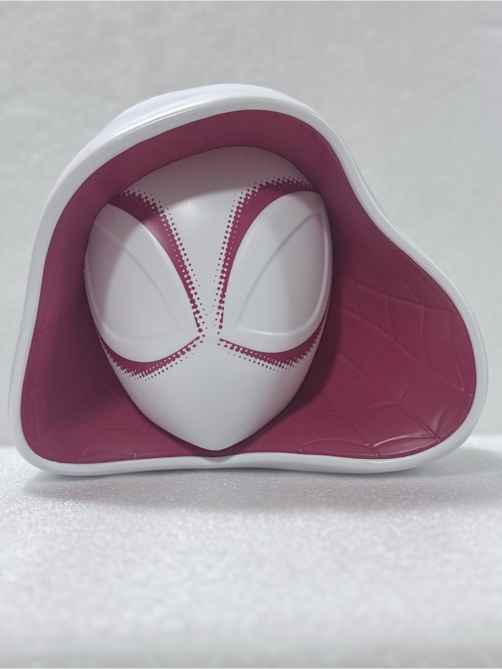AMC Theatres exclusive popcorn bucket shaped like Gwen Stacy's helmeted head